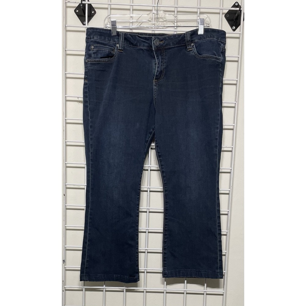 Lucky Brand Too Tough Dungarees Too Die Women's Jeans Size 4/27 Dark Wash